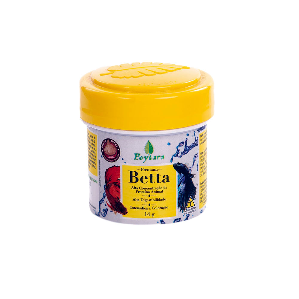 7898911745553_0 Alimento Poytara para Peixe Betta 14 g - Imagem 1